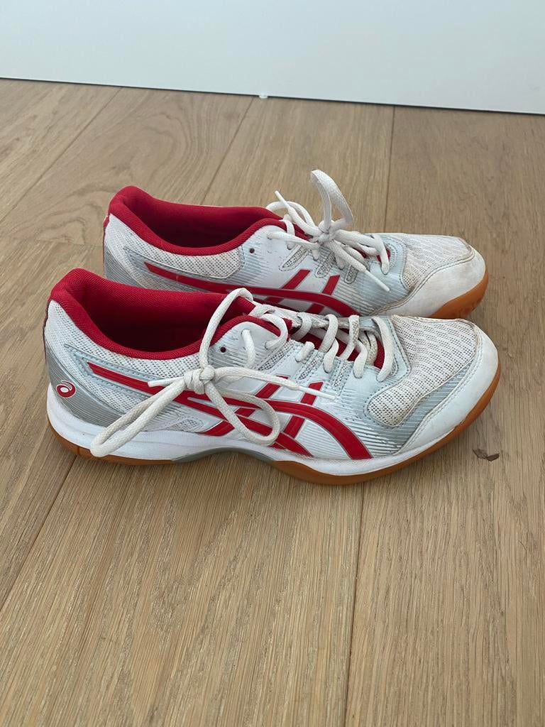 Asics tennisschoenen zaalschoenen maat 40,5, Ophalen of Verzenden, Gebruikt