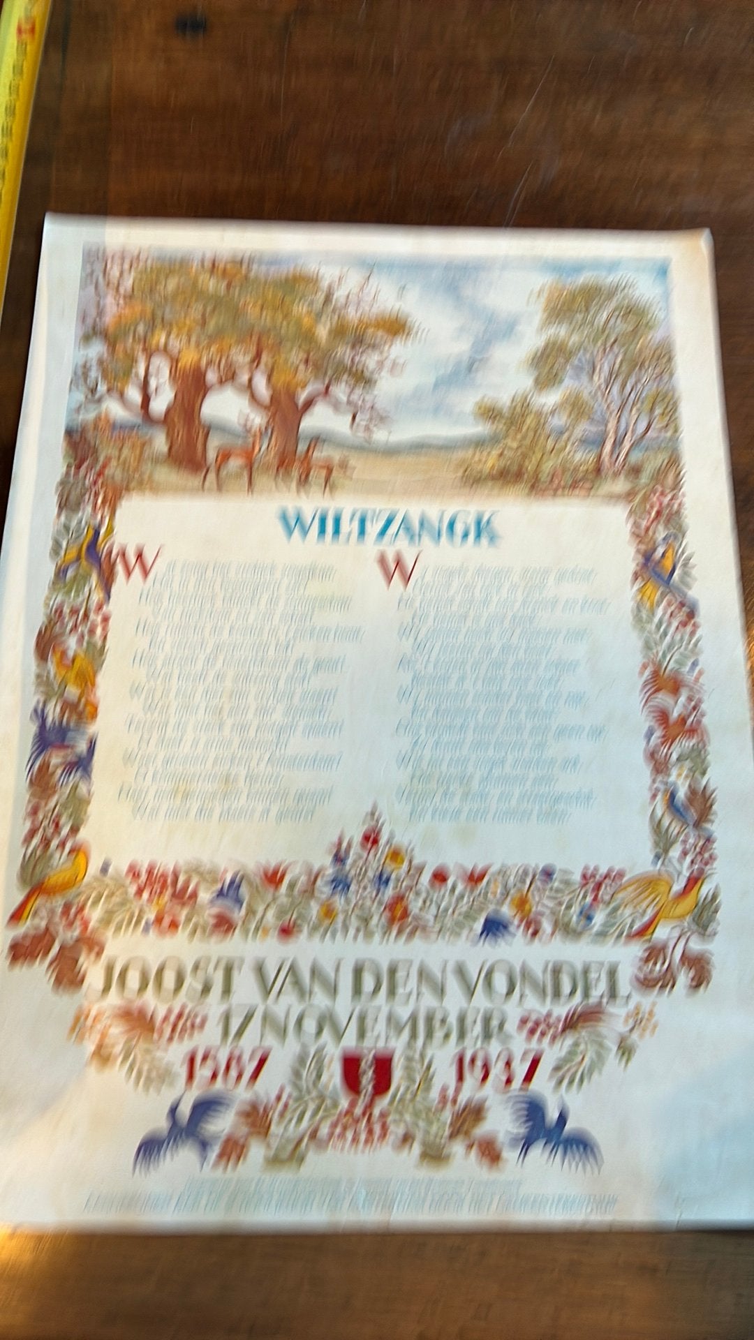 Wiltzangk - Joost van den Vondel (1937), Ophalen of Verzenden, Gelezen, Eén auteur