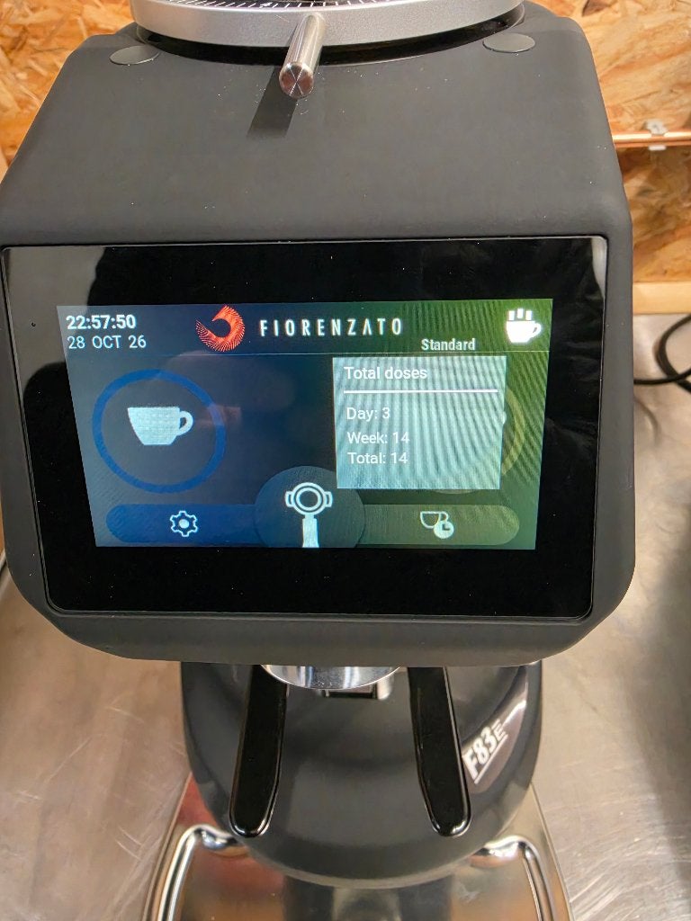 Fiorenzato F83 E koffiemolen Mat Zwart, Ophalen, Nieuw, Overige merken, Koffiemolen