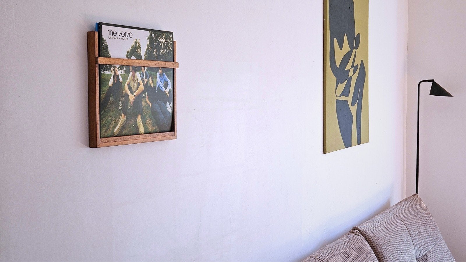 LP houder voor 2 LPs /gatefoldhoes -Vinyl wandlijst hardhout, Huis en Inrichting, 30 cm, Hout, Nieuw, Ophalen of Verzenden