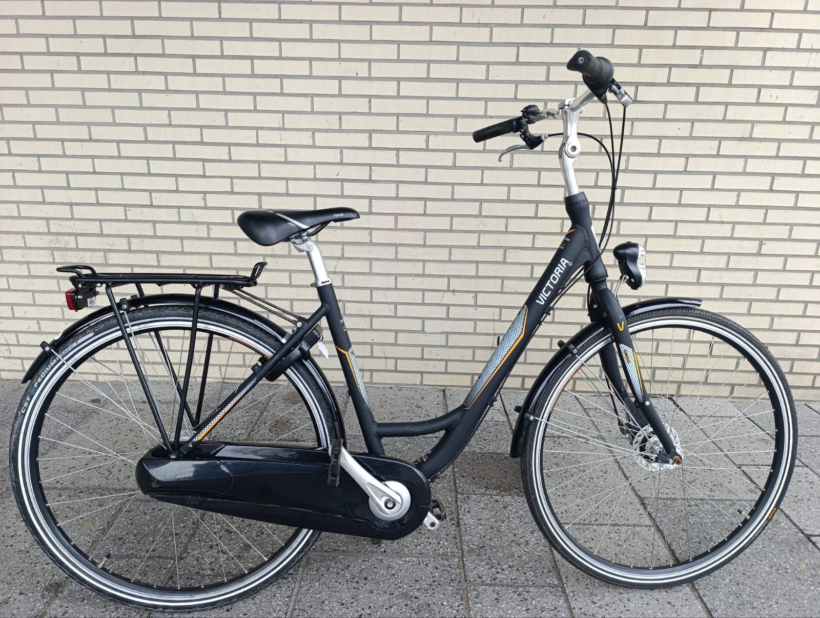 Victoria Hoya Trekking Damesfiets - Zo goed als nieuw, Minder dan 10 versnellingen, Velgrem, Zo goed als nieuw, 50 tot 53 cm