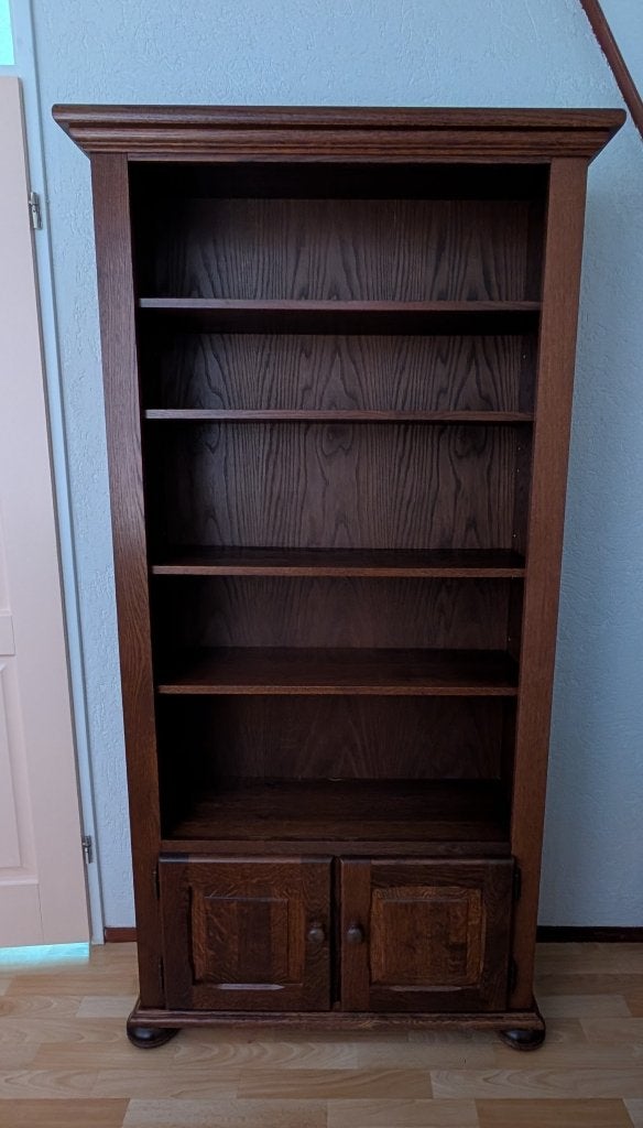 Boekenkast, Ophalen, Eikenhout, 50 tot 100 cm, 150 tot 200 cm