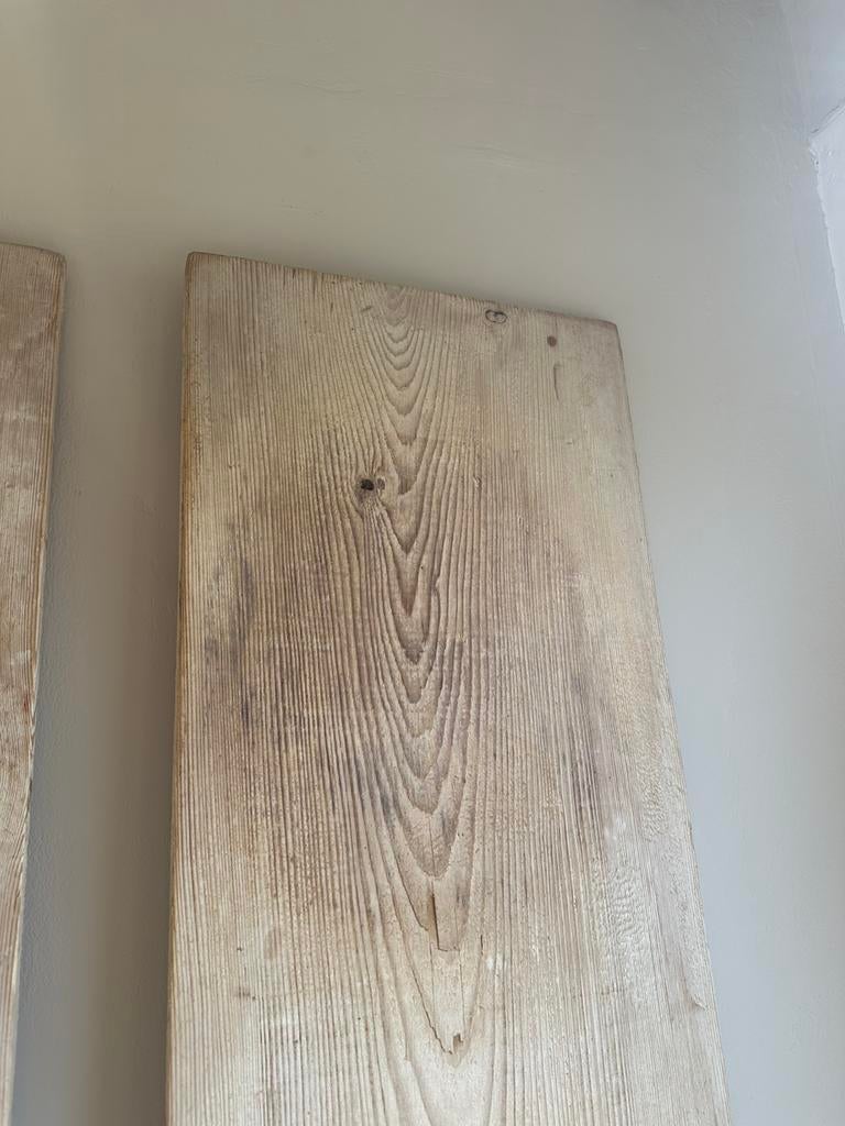 Oude grenen planken 30 cm breed, Ophalen, Gebruikt, Minder dan 25 mm, Grenen