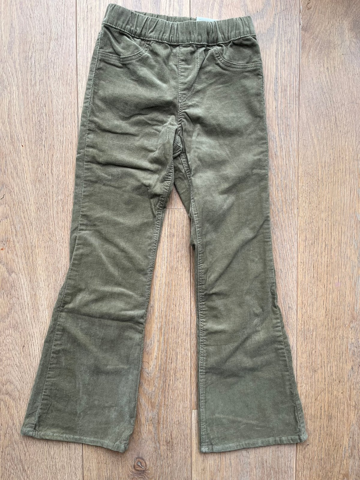Flared rib broek H&M mt 134 NIEUW!!, Ophalen of Verzenden, Nieuw, Meisje, Broek