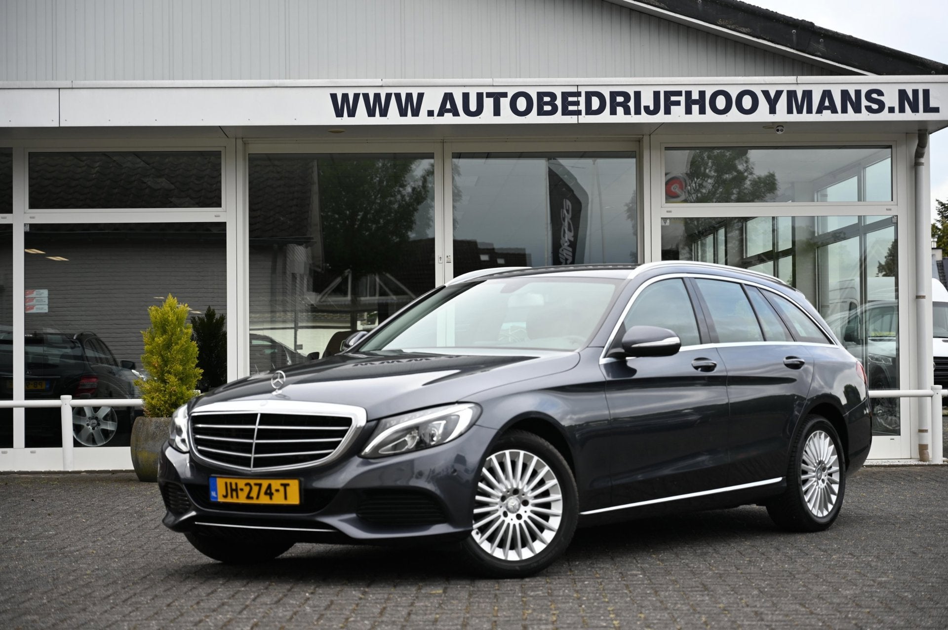 Mercedes-Benz C-klasse Estate 180 Exclusive Ambition Trekhaa, Automaat, Leder en Stof, 1595 cc, 750 kg