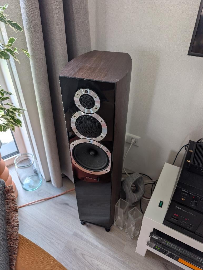 Wharfedale speakers diamond 10.5, Zo goed als nieuw, 60 tot 120 watt, Front, Rear of Stereo speakers, Ophalen