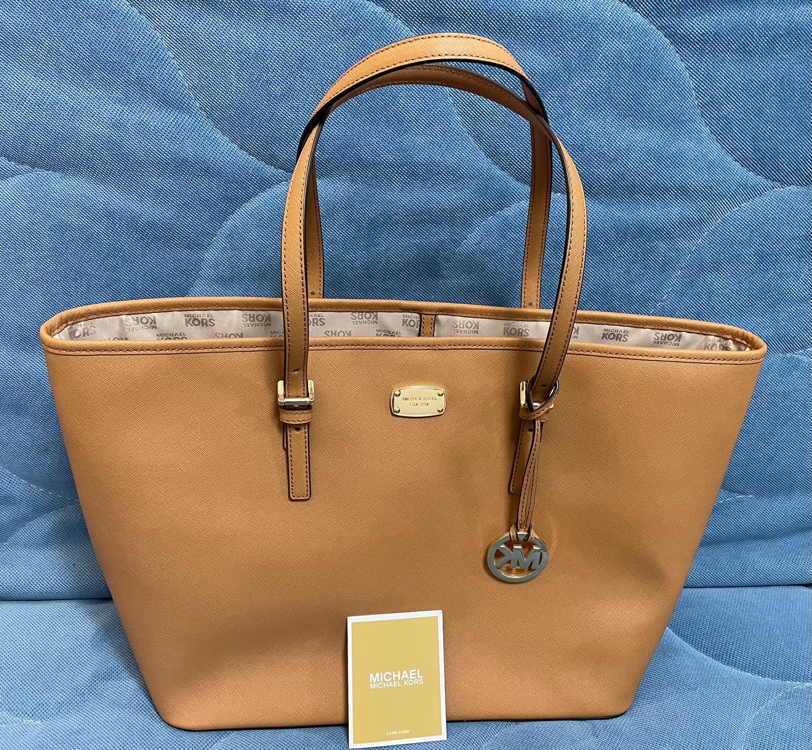Michael Kors Tote Shopper Tas, Sieraden, Tassen en Uiterlijk, Tassen | Damestassen, Ophalen of Verzenden, Nieuw, Bruin, Shopper
