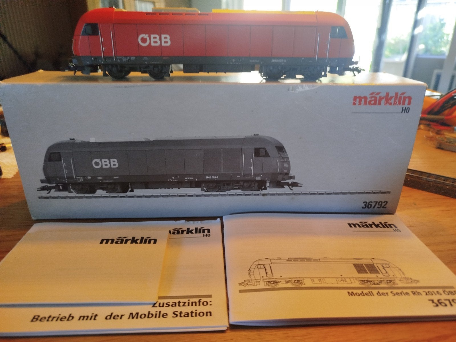 Märklin H0 digitale Diesellocomotief Rh 2016 ÖBB 36792, Hobby en Vrije tijd, Wisselstroom, Locomotief, Nieuw, Ophalen of Verzenden