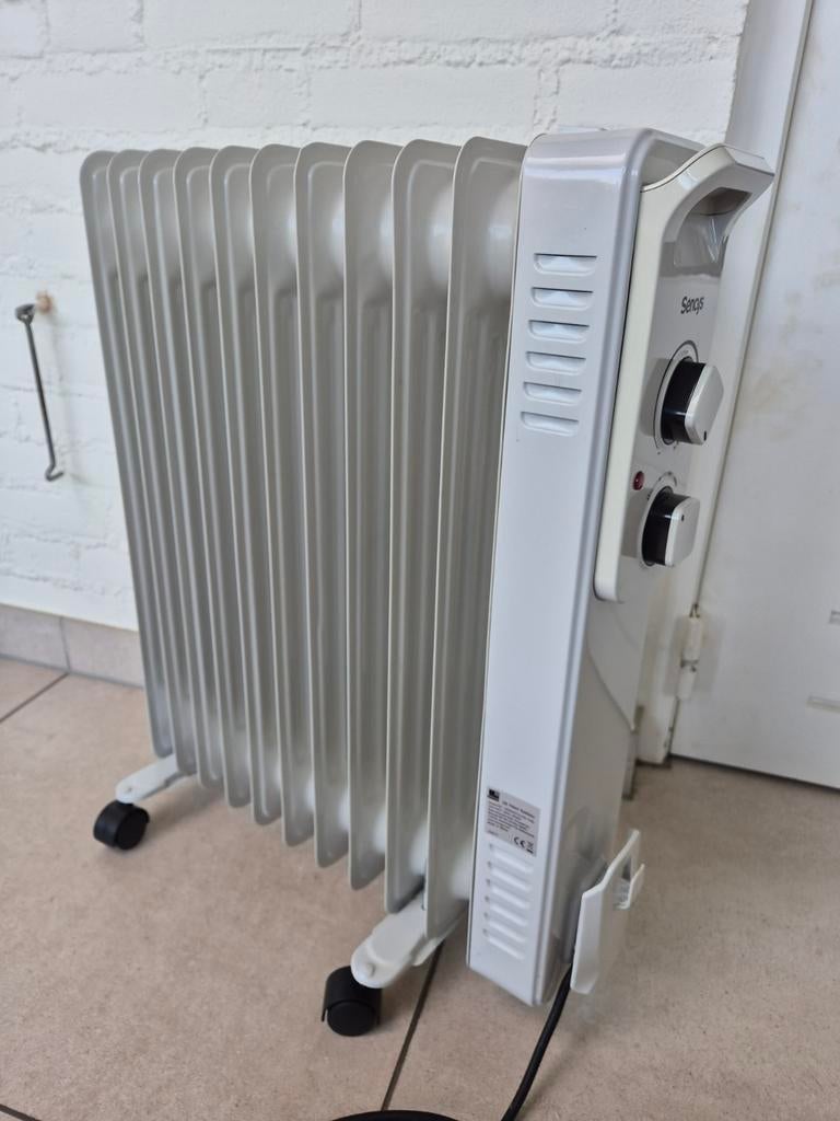 Sencys olieradiator 2500W wit, Ophalen, Radiator