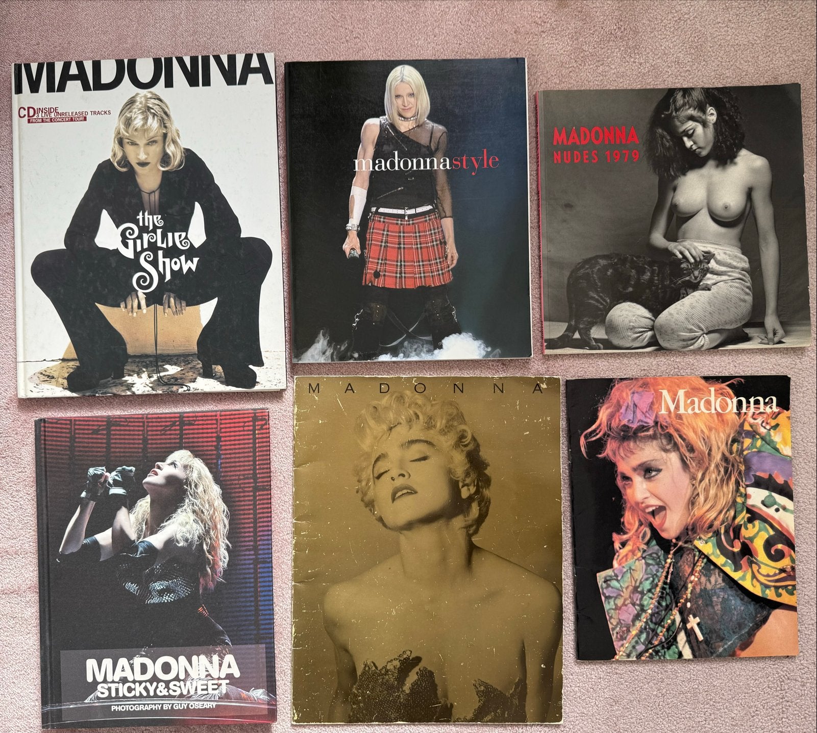 Madonna Boeken Collectie - Zes Unieke Uitgaven, Ophalen of Verzenden, Gelezen, Artiest