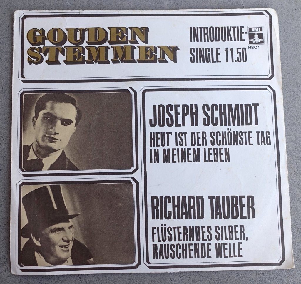 Gouden Stemmen - Joseph Schmidt / Richard Tauber (EMI), Klassiek, 7 inch, Zo goed als nieuw, Overige typen