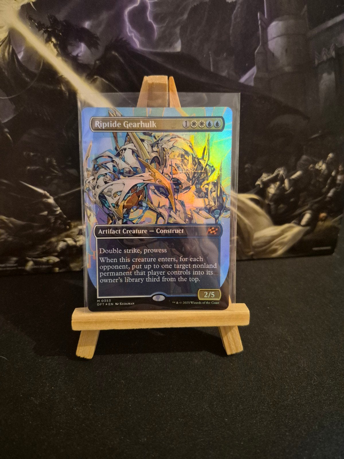 Riptide Gearhulk (Foil), Verzenden, Zo goed als nieuw, Losse kaart, Foil