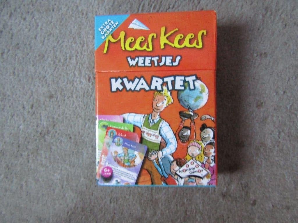 Spel: Kwartet Mees Kees weetjes- compleet, Ophalen of Verzenden, Gebruikt, Kwartet(ten)