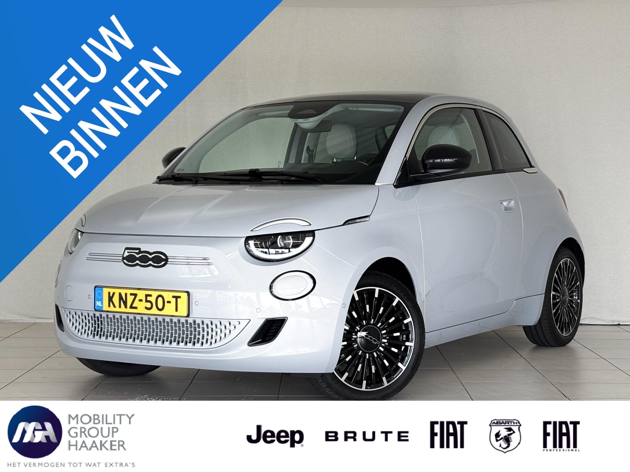 Fiat 500e La Prima 42 kWh | Panoramadak | Apple-Android | 8
