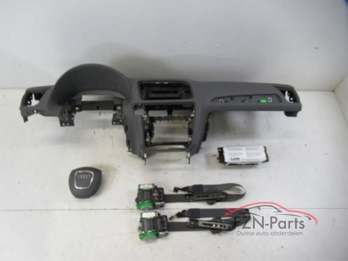 Audi Q5 8R0 2008-2012 Airbag set Grijs Dashboard + Airbagset, Ophalen of Verzenden, Gebruikt