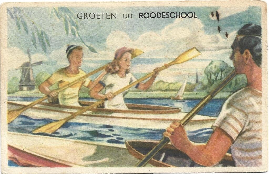 Roodeschool;  Groeten uit Roodeschool, Verzenden, 1960 tot 1980, Gelopen, Groningen