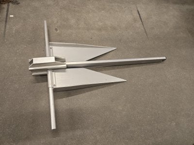 Vetus aluminium anker 6 kilo, Watersport en Boten, Niet ingevuld, Gebruikt, Niet ingevuld, Niet ingevuld
