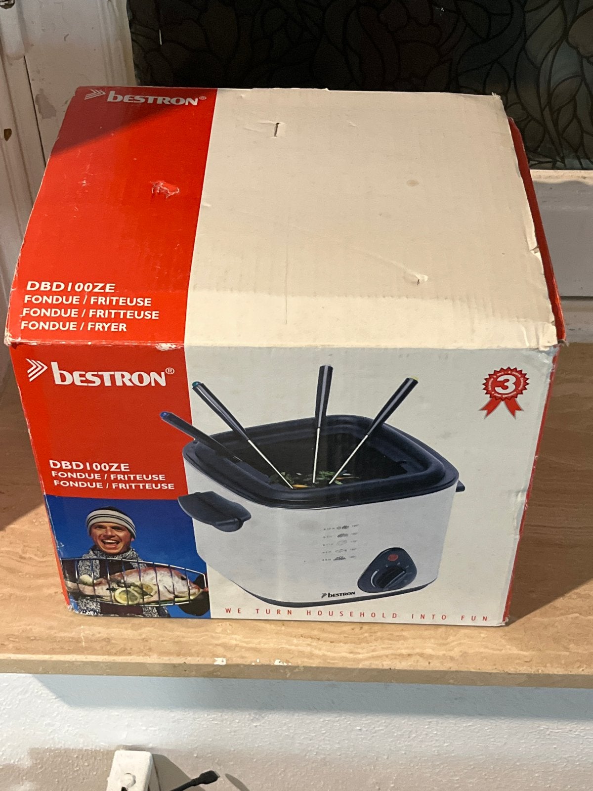 Bestron DBD100ZE Fondue/Friteuse - Nieuw in doos, Ophalen of Verzenden, Nieuw, Elektrisch, Fondueset