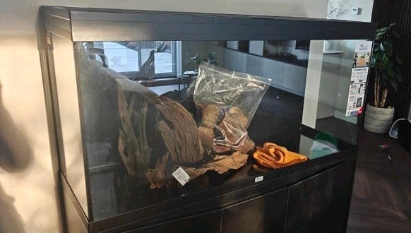 Aquatlantis aquarium 120 / enkel glazen bak, Ophalen, Zo goed als nieuw, Leeg aquarium, Aquatlantis