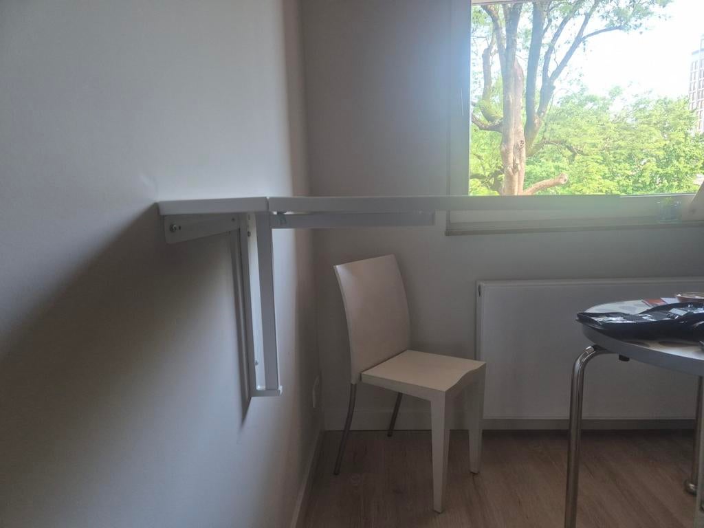 Wandtafel inklapbaar 60x70 cm, Huis en Inrichting, Tafels | Eettafels, Overige materialen, Gebruikt, 50 tot 100 cm, Tot twee personen
