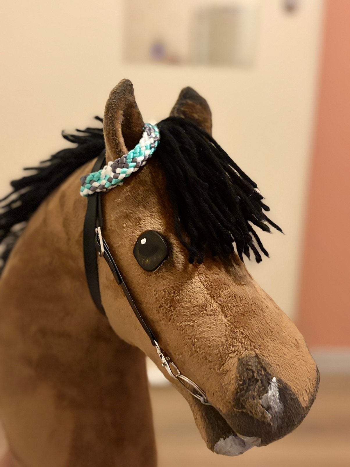 Cki western hoofdstel voor hobbyhorse “blue”, Ophalen of Verzenden, Nieuw