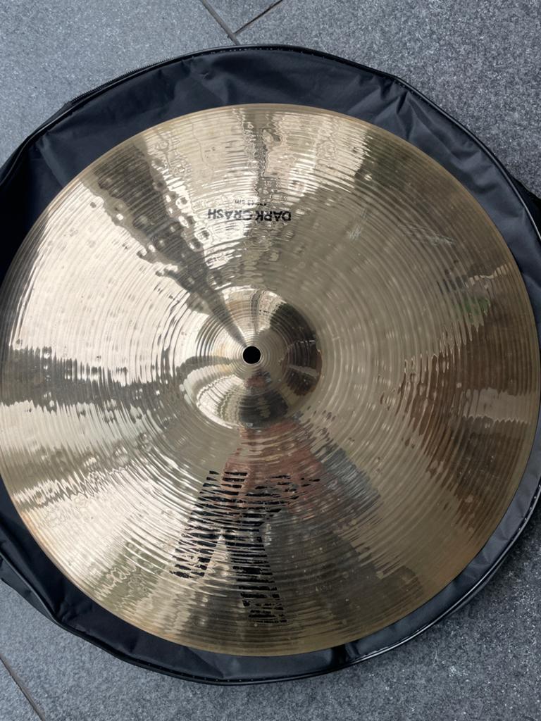Zildjian K dark crash 17 inch, Ophalen of Verzenden, Gebruikt, Overige merken