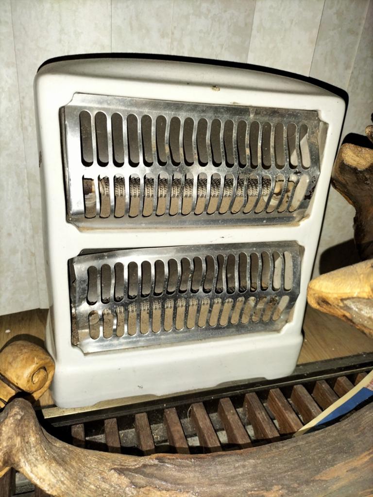 Vintage Elektrische Porseleinen Kachel - Decoratief, Huis en Inrichting, Kachels, Gebruikt, Overige soorten, Elektrisch, Ophalen of Verzenden