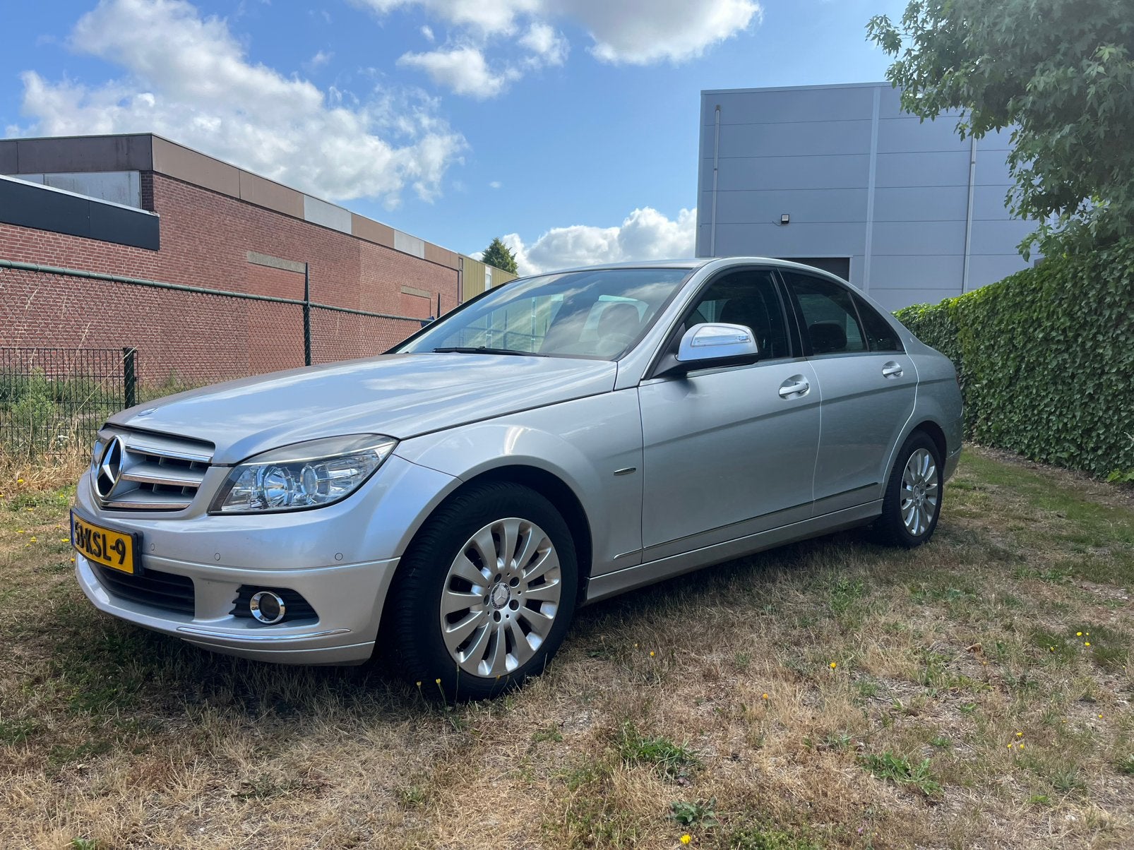Mercedes-Benz C-Klasse 2.2 CDI C220 Sedan AUT 2007 Grijs, Auto's, Automaat, 4 cilinders, 1505 kg, Bedrijf