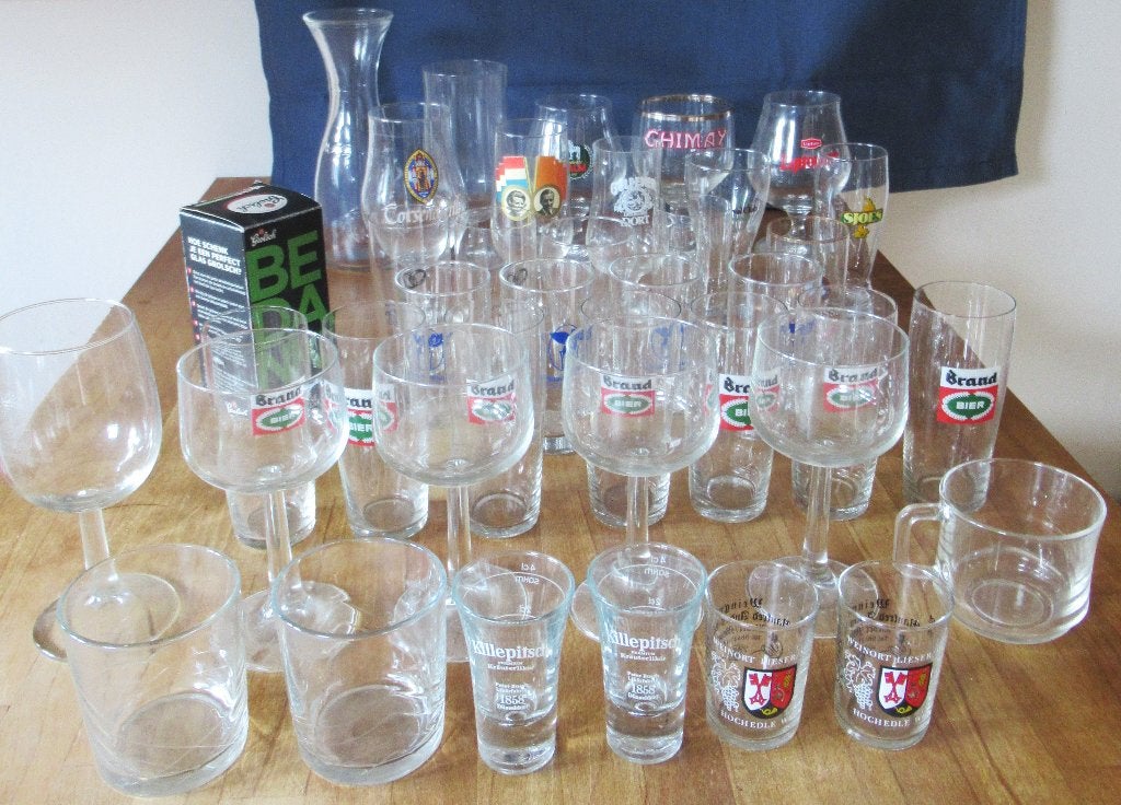 glaswerk ,bierglazen, Ophalen of Verzenden, Zo goed als nieuw, Bierglas