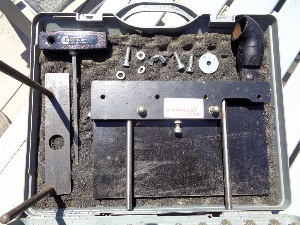 BEVO V-freesset voor DeWalt of Elu DS140 lamellenfrees, Ophalen, Lamellenfrees, Elektrisch, Gebruikt