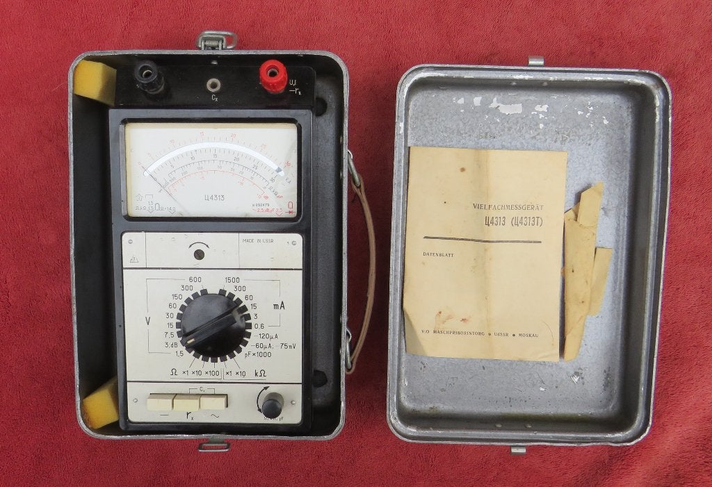 Mashpriborintorg multimeter 4313. USSR. Vintage, Antiek en Kunst, Ophalen of Verzenden