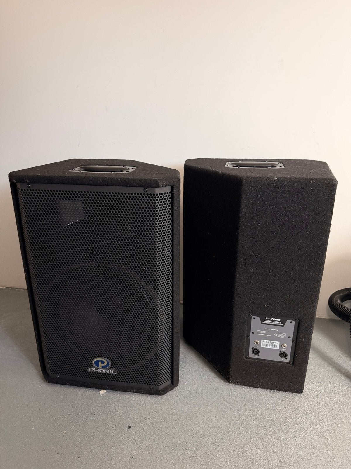 Phonic Impression 15" PA speakers, set van 2, Audio, Tv en Foto, Overige typen, Zo goed als nieuw, Ophalen, 150 watt of meer