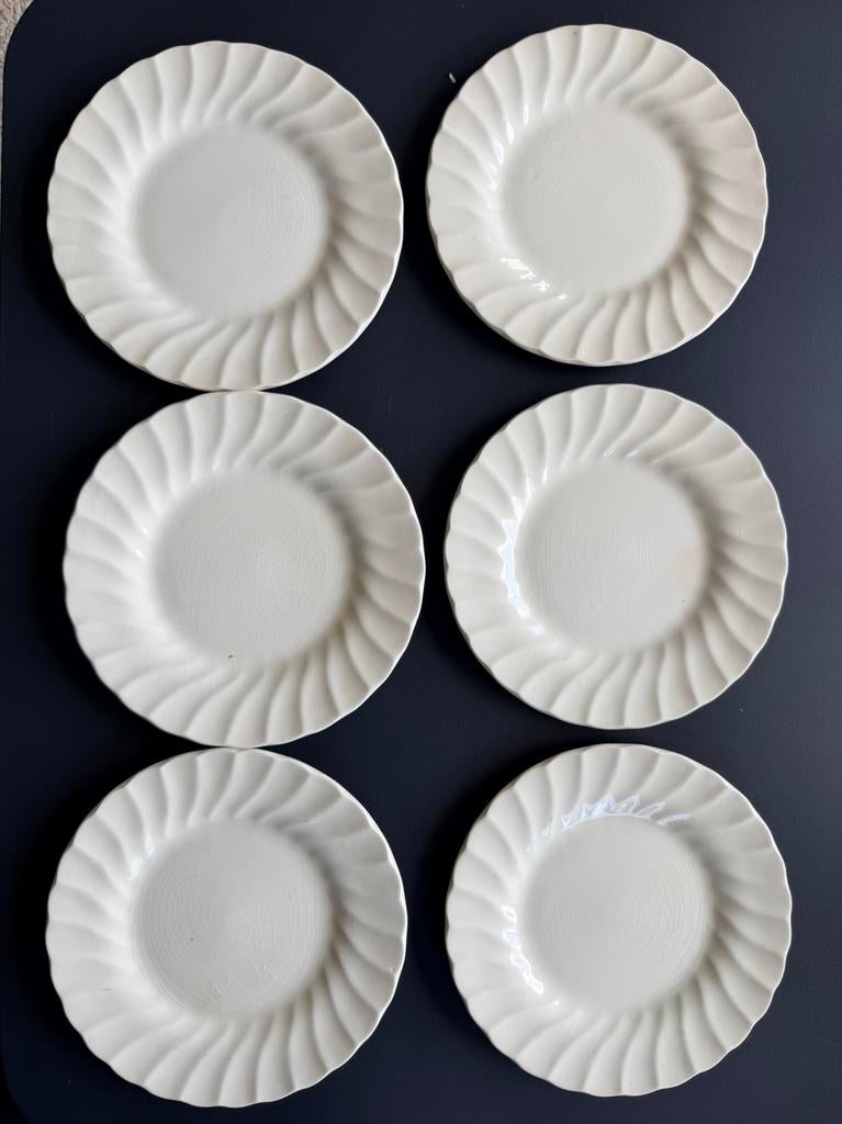 6 bordjes Engelse porselein, Antiek en Kunst, Antiek | Servies compleet, Ophalen of Verzenden