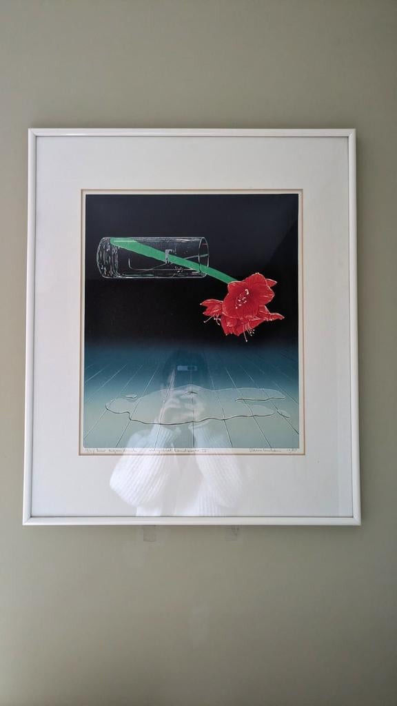 Originele print bij Hans Lücken 1988 (61x51cm), Ophalen of Verzenden