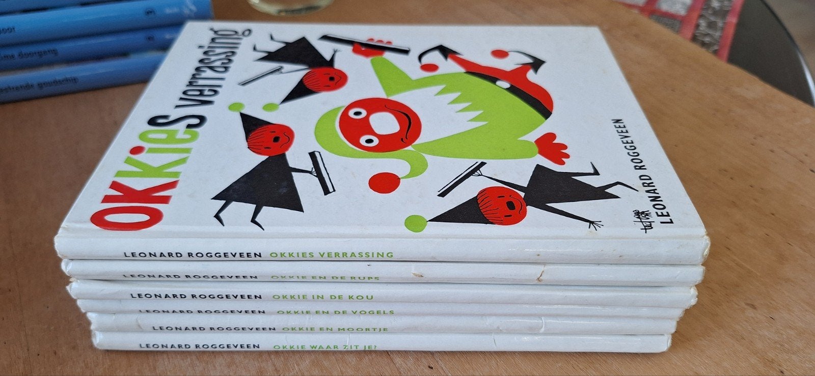 Okkie serie van 6 boekjes, Antiek en Kunst, Ophalen of Verzenden, Leonard Roggeveen