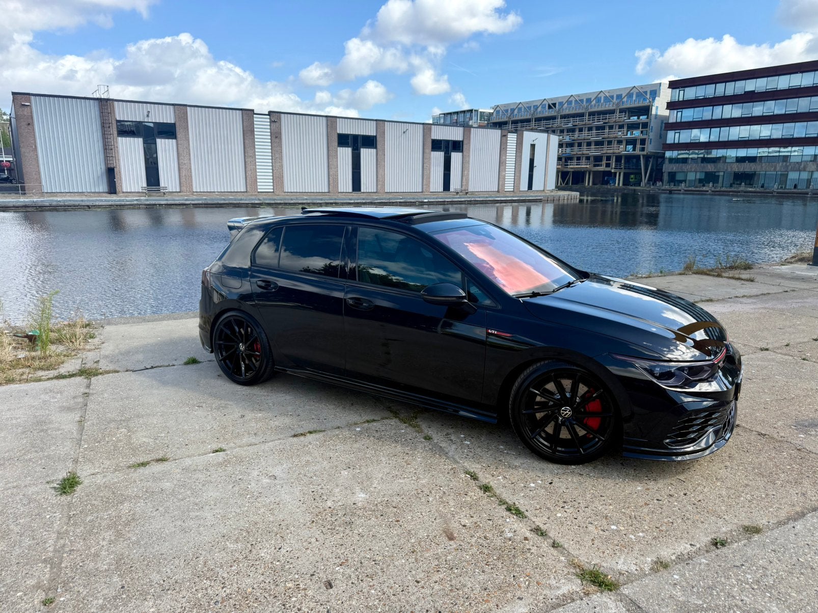 Volkswagen Golf GTI Clubsport 2.0 TSI PANO H&K 450pk, Auto's, 4 cilinders, 1984 cc, Zwart, 14 km/l