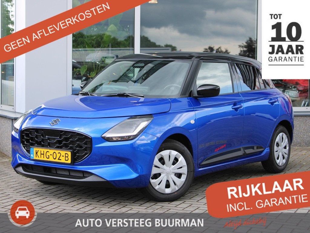 Suzuki Swift 1.2 Black Rhino Edition Smart Hybrid Adaptieve, 12 maanden, Stof, Origineel Nederlands, Bedrijf