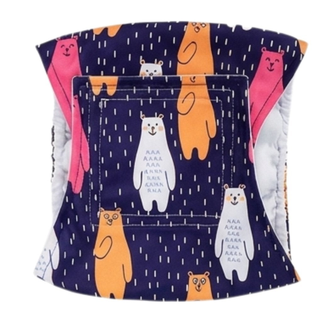 Reuenband donker blauw met berenprint maat S, Overige merken, Verzenden, Nieuw, Overige typen