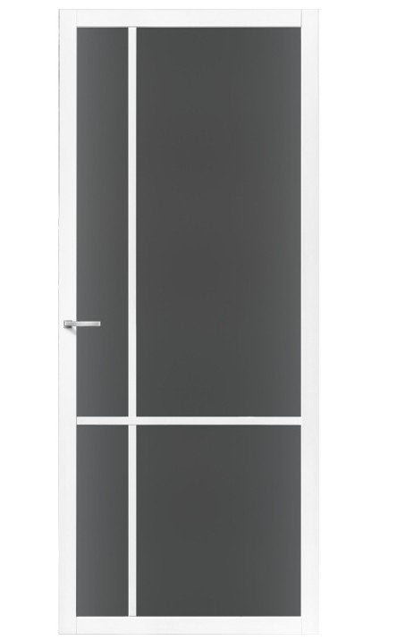 Skantrae SlimSeries Binnendeur (opdek) Rookglas 83x231,5 cm, Ophalen, 80 tot 100 cm, 215 cm of meer, Binnendeur