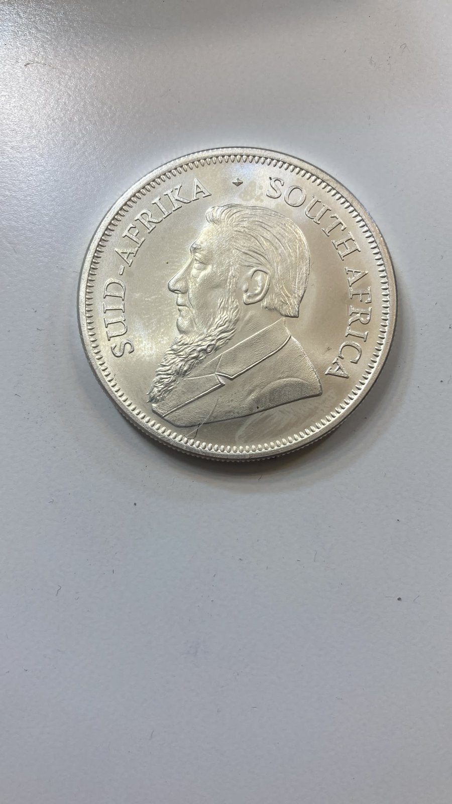 Zuid afrika krugerrand, Ophalen of Verzenden, Zilver