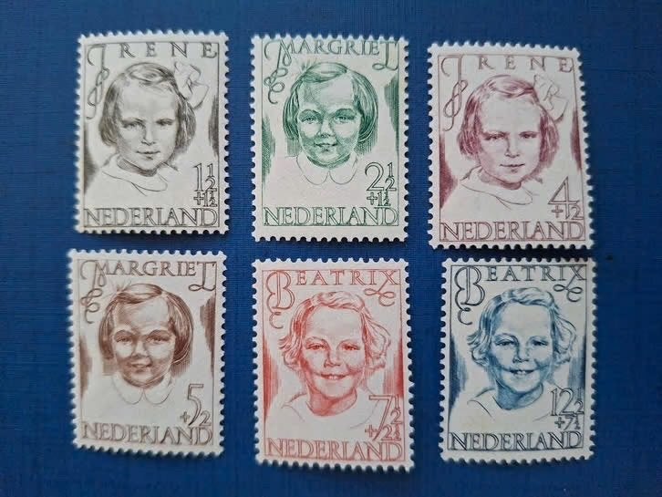 Postzegel NL 1946 PF Serie Prinsessezegels 08-08, Postzegels en Munten, Postzegels | Nederland, Ophalen of Verzenden, Na 1940