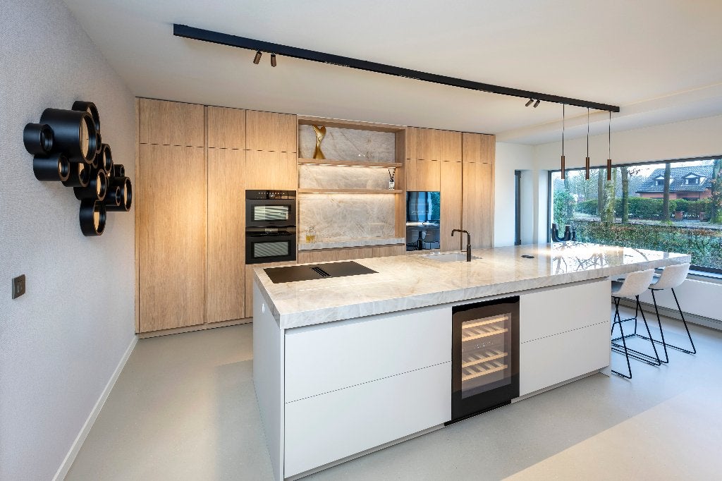 Showroommodel kookeiland Miele / Boretti / Quooker / Siemens, Ophalen, Overige typen, Nieuw, Met kookeiland