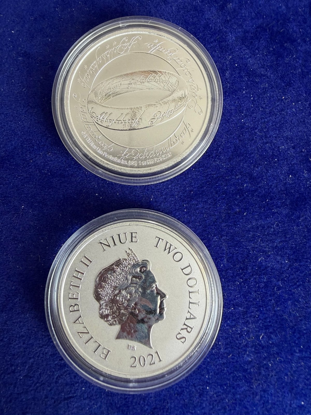 Lord of the rings 1 oz zilver, Ophalen of Verzenden, Zilver