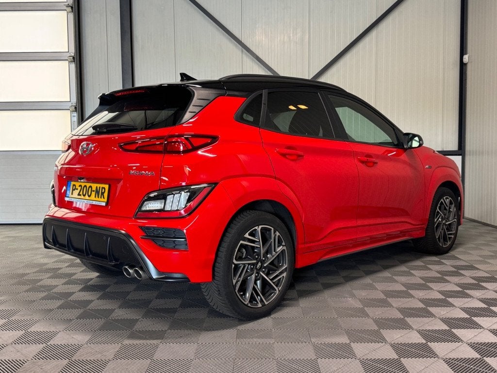 Hyundai Kona 1.0 T-GDI | N Line | Navi | Camera | Leer Alcan, Auto's, Hyundai, Gebruikt, Euro 6, 3 cilinders, SUV of Terreinwagen