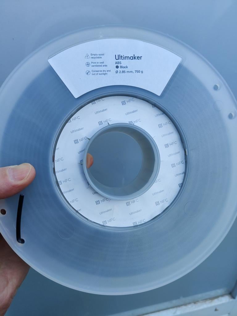 Ultimaker ABS black filament, Computers en Software, 3D Printers, Ophalen of Verzenden