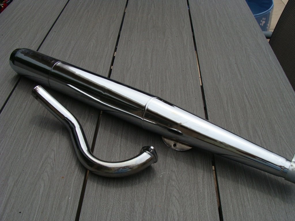 Uitlaat Puch Maxi (ev.Tomos), Fietsen en Brommers, Ophalen of Verzenden, Zo goed als nieuw, Uitlaat