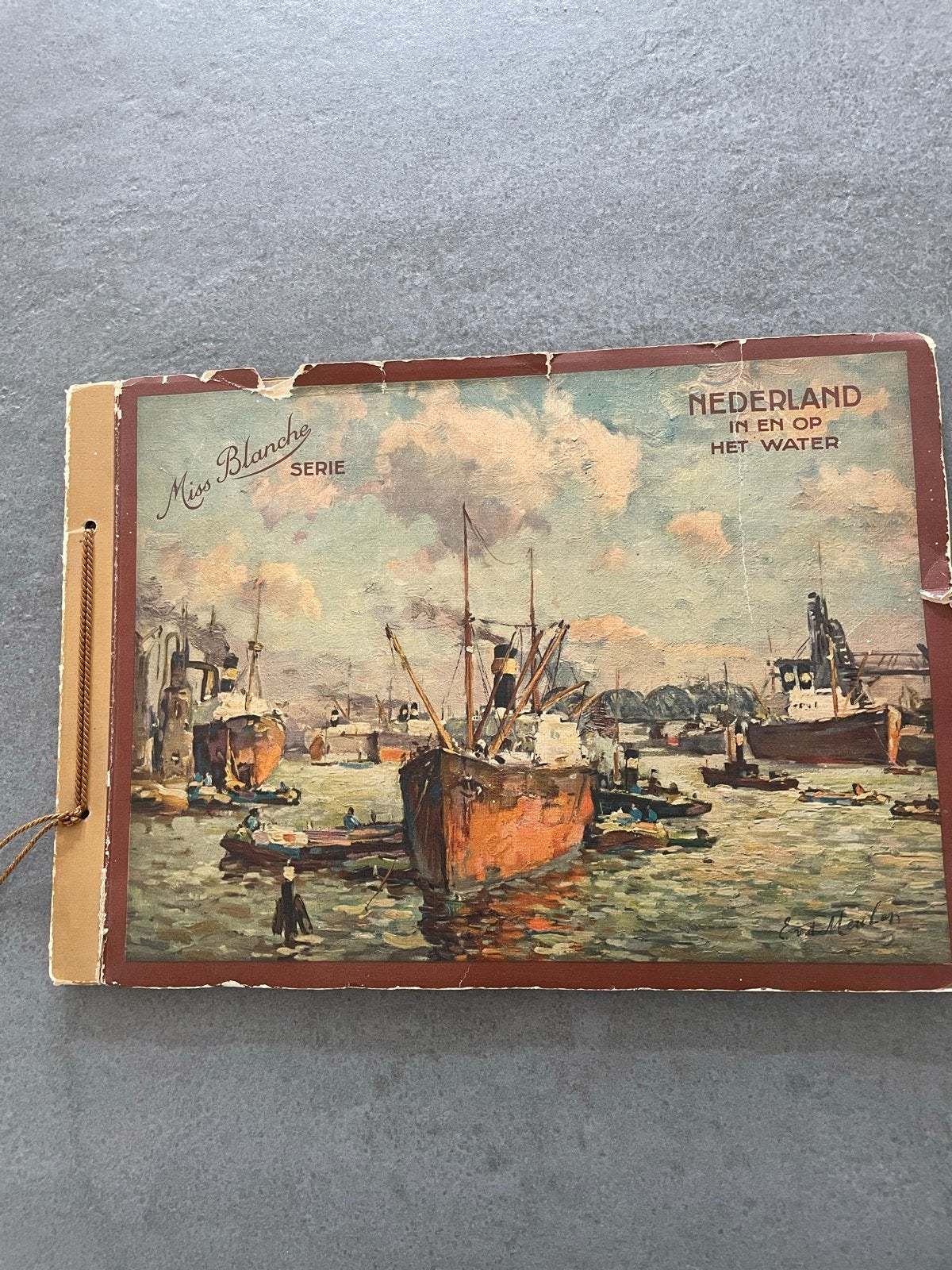 Miss Blanche Serie Album: Nederland in en op het Water, Ophalen of Verzenden, 1920 tot 1940, Gelopen, Hond of Kat