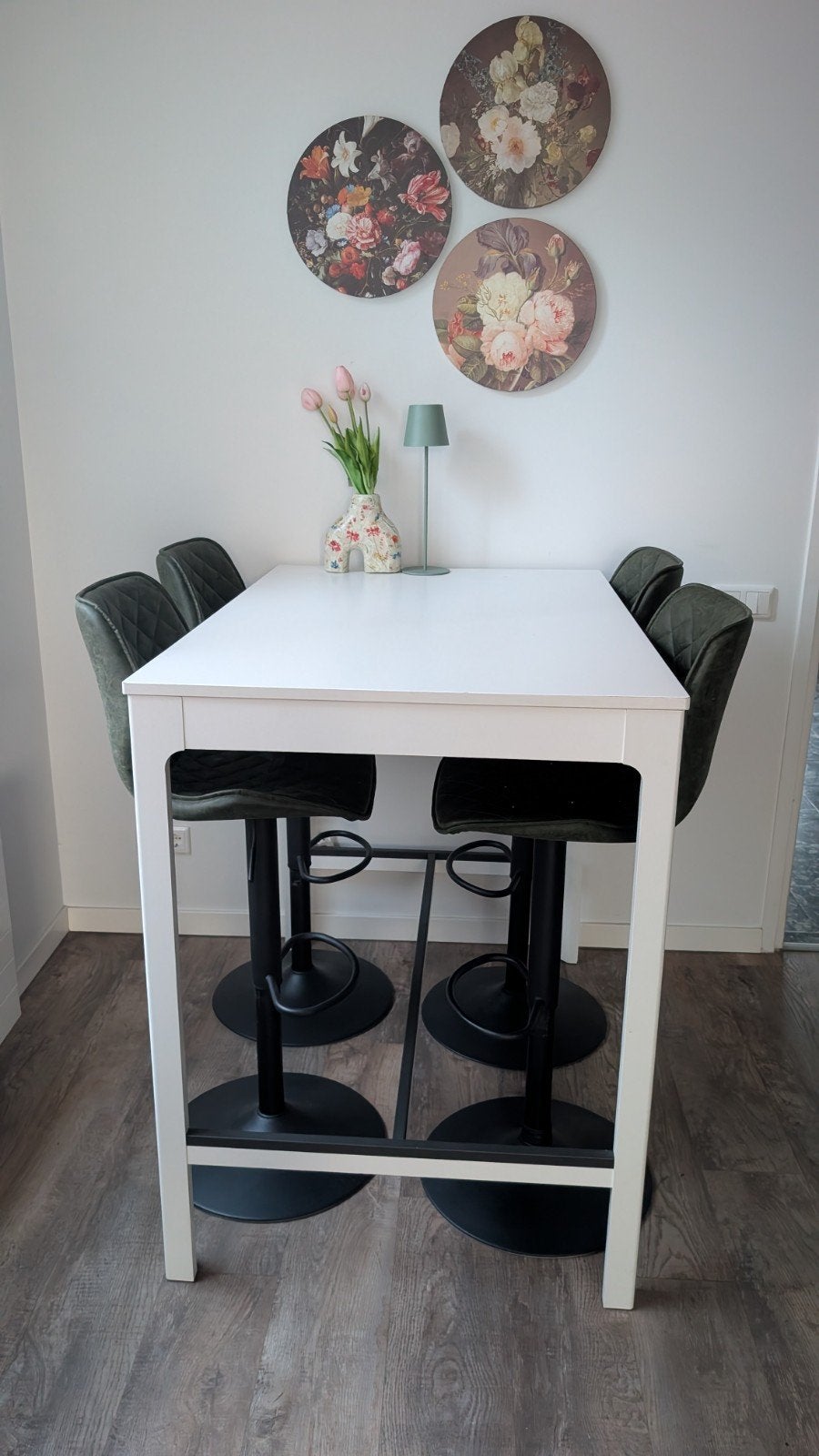 4 barkrukken / hoge stoelen / eetkamerset / hoge tafel, Ophalen, In hoogte verstelbaar, 90 cm of meer