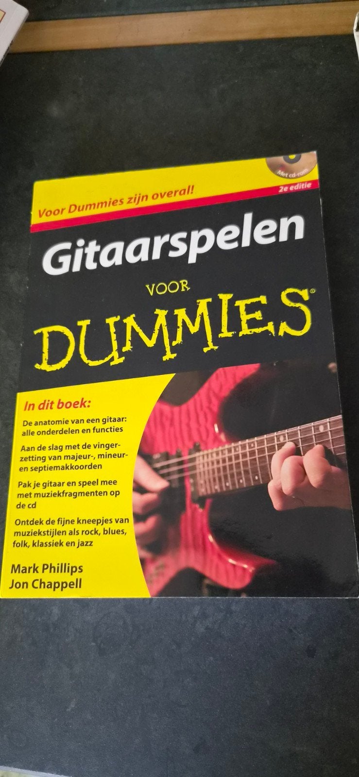 Jon Chappell - Gitaarspelen voor Dummies, Boeken, Muziek, Jon Chappell; Mark Philips, Instrument, Ophalen of Verzenden, Zo goed als nieuw