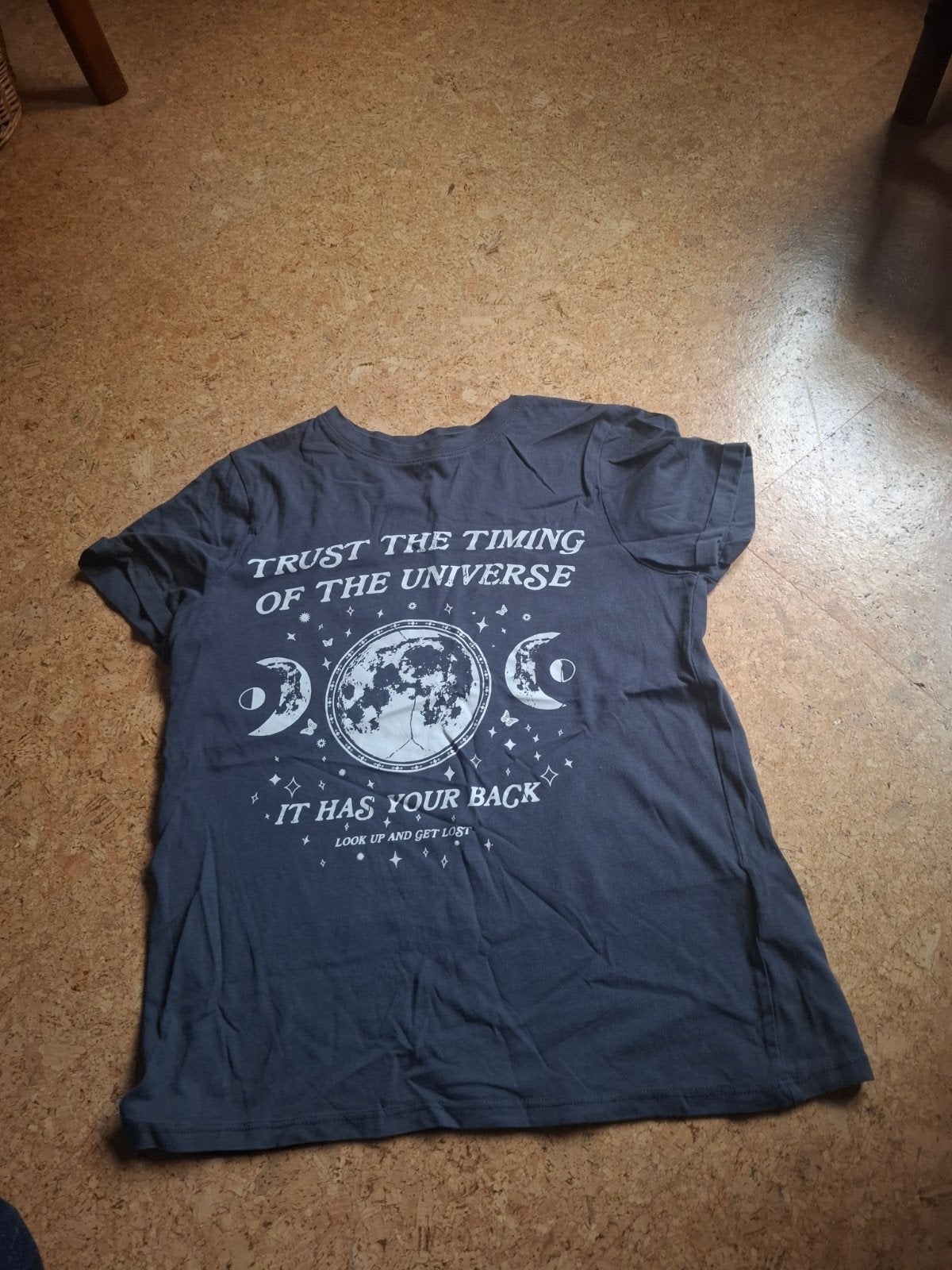 FB Sister T-shirt met maanprint - Maat XS, Ophalen of Verzenden, Korte mouw, Maat 34 (XS) of kleiner, Grijs